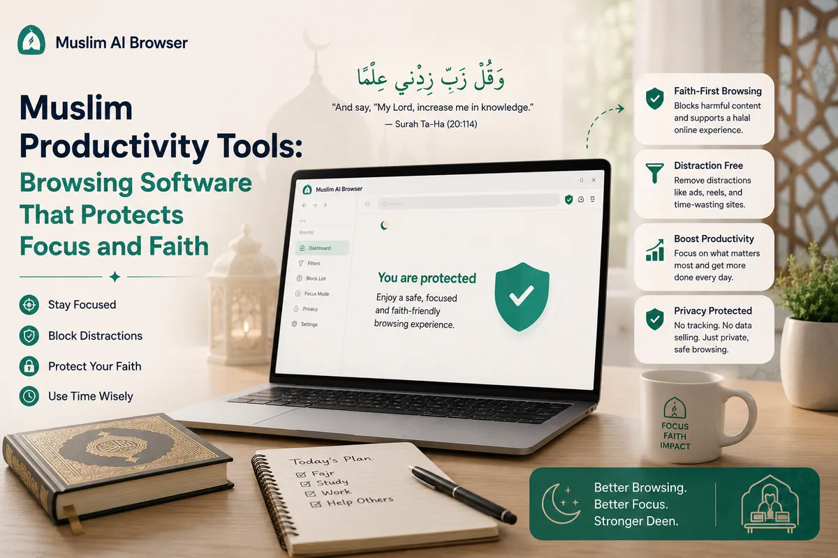 Muslim Productivity Tools: Browsing Software That Protects Focus and Faith