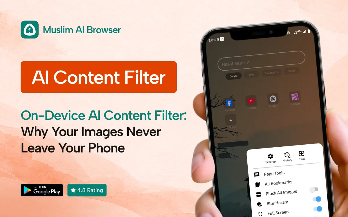 On-Device AI Content Filter: Why Your Images Never Leave Your Phone